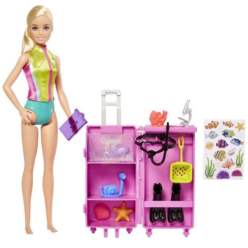Barbie Profesiones Set de Juego Bióloga Marina