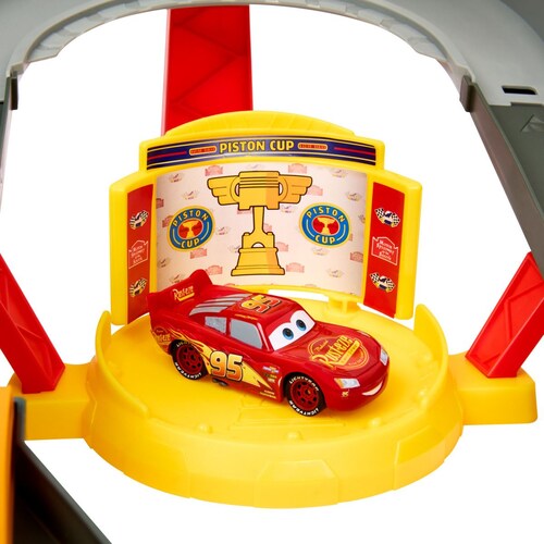 Cars de Disney Y Pixar Pista Set de Carreras Copa Pistón Mattel