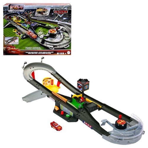 Cars de Disney Y Pixar Pista Set de Carreras Copa Pistón Mattel