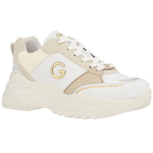Tenis  Blanco Combinado Flat  G By Guess