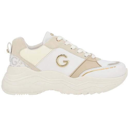 Tenis  Blanco Combinado Flat  G By Guess