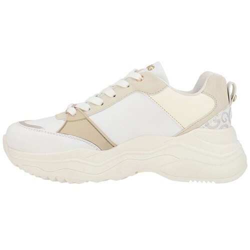 Tenis  Blanco Combinado Flat  G By Guess