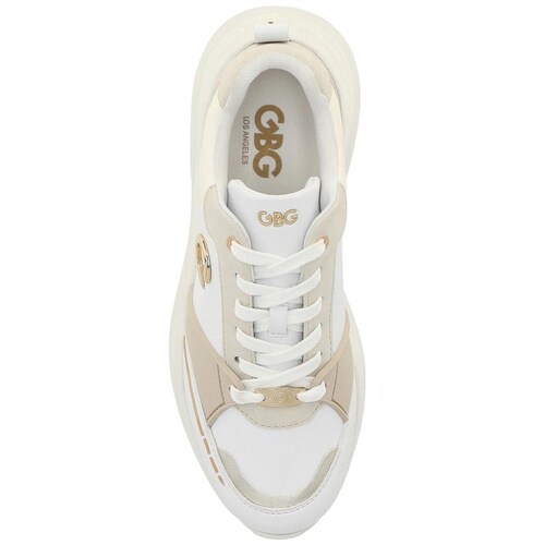 Tenis  Blanco Combinado Flat  G By Guess
