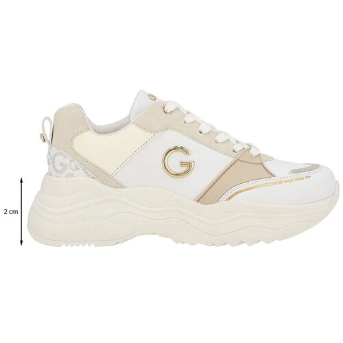 Tenis  Blanco Combinado Flat  G By Guess