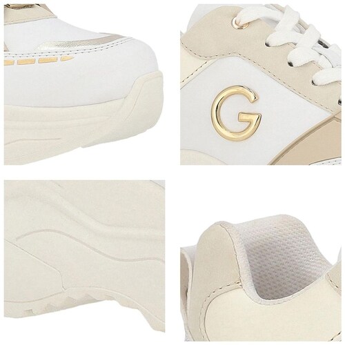 Tenis  Blanco Combinado Flat  G By Guess