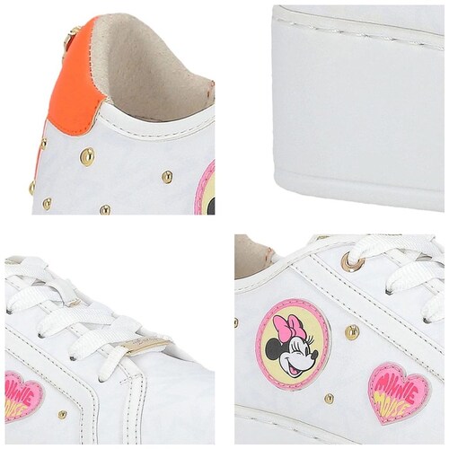 Tenis Liso con Estoperoles Minnie Mouse Disney W Capsule