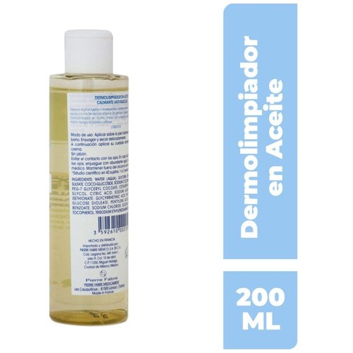 Dexeryl Dermolimpiador en Aceite 200 Ml