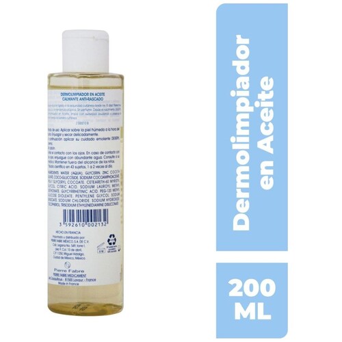Dexeryl Dermolimpiador en Aceite 200 Ml