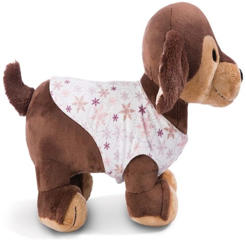 Peluche Perro Salchicha Skida con Traje de Nieve