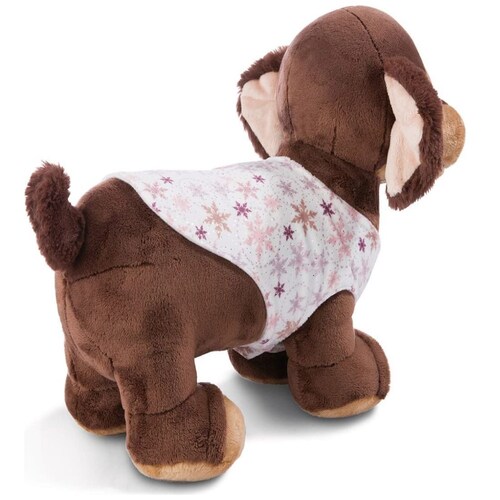 Peluche Perro Salchicha Skida con Traje de Nieve