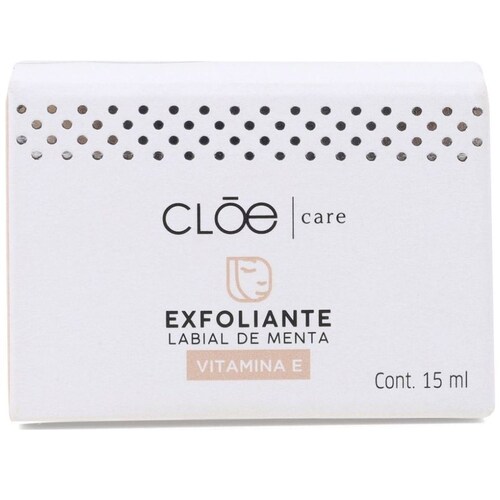 Exfoliante para Labios Menta Vitamina e Cloe 15Ml