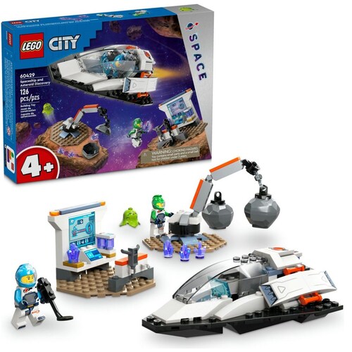 Lego Nave Espacial y Descubrimiento Del Asteroide