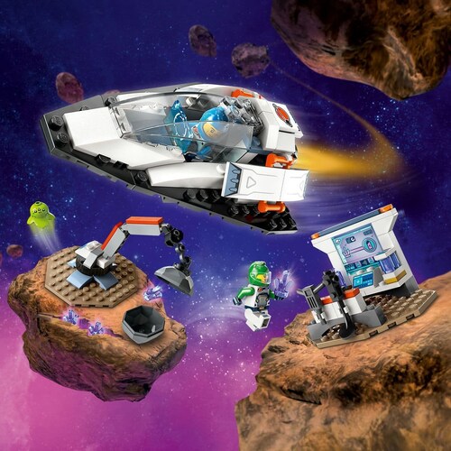 Lego Nave Espacial y Descubrimiento Del Asteroide