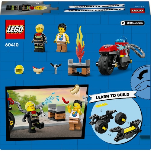 Lego Moto de Rescate de Bomberos