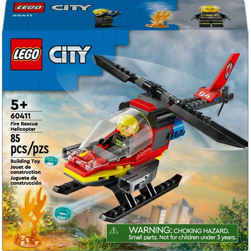 Lego Helicóptero de Rescate de Bomberos