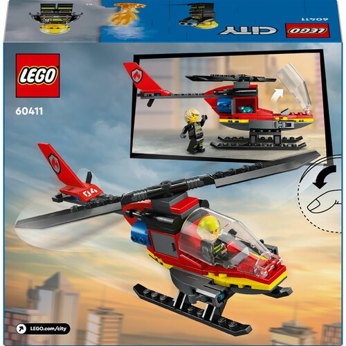 Lego Helicóptero de Rescate de Bomberos
