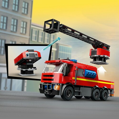 Lego Parque de Bomberos con Camión de Bomberos