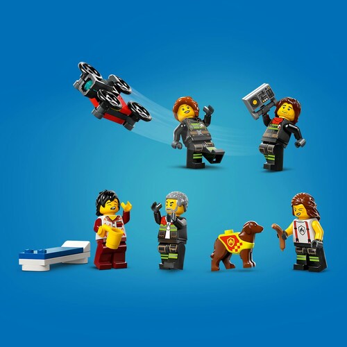 Lego Parque de Bomberos con Camión de Bomberos