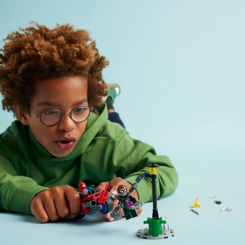 Lego Persecución en Moto: Spider-Man Vs. Doc Ock