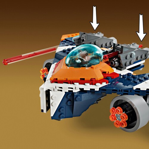 Lego Warbird de Rocket Vs. Ronan