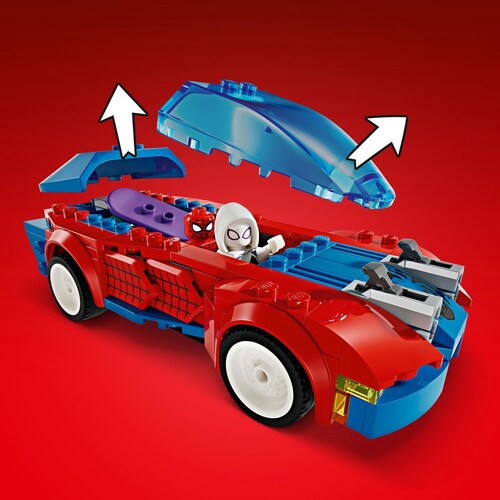 Lego Coche de Carreras de Spider-Man y Duende Verde Venomizado