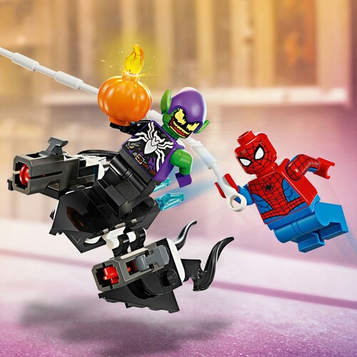 Lego Coche de Carreras de Spider-Man y Duende Verde Venomizado