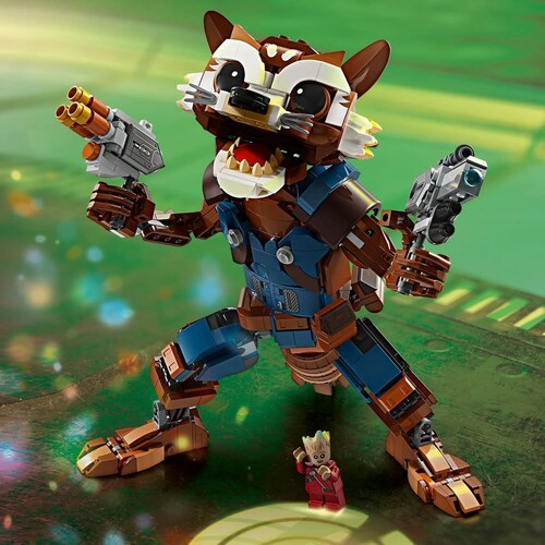 Lego Rocket y Bebé Groot