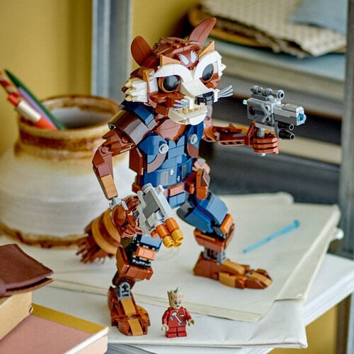 Lego Rocket y Bebé Groot