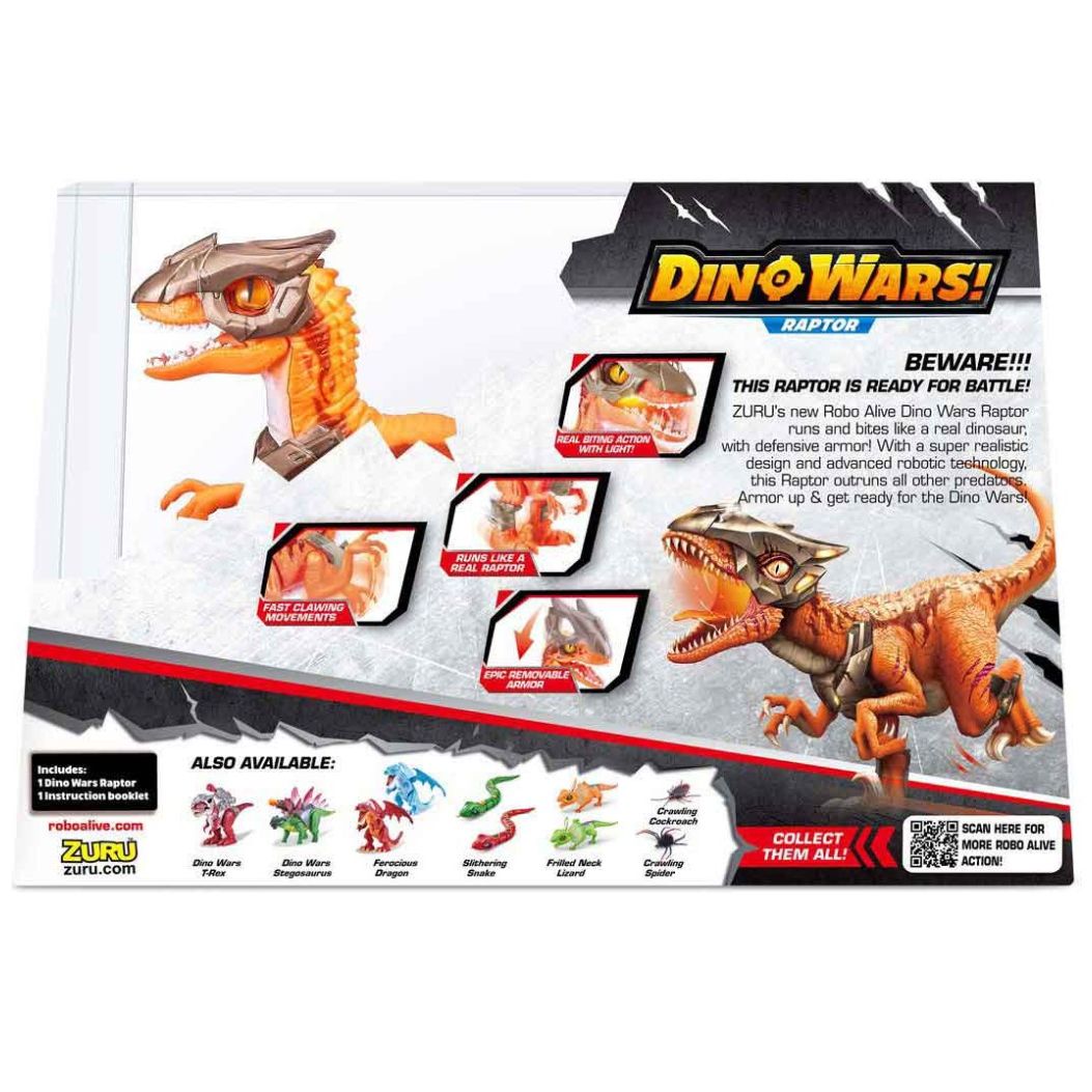 Muñeco Robo Alive Dino Wars Raptor