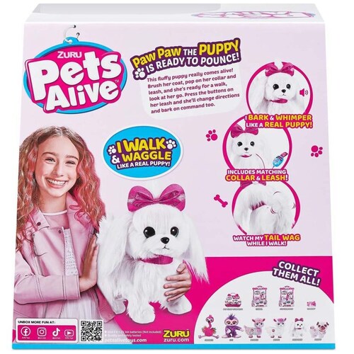 Peluche Interactivo Pets Alive Walking Puppy Series 1