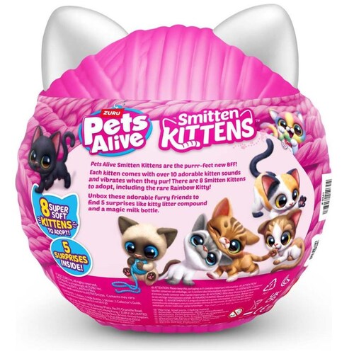 Peluche Interactivo Pets Alive Smitten Kittens