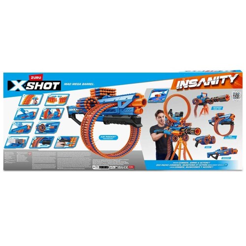 X-Shot Insanity Series 1 Mad Mega Barrel Blaster