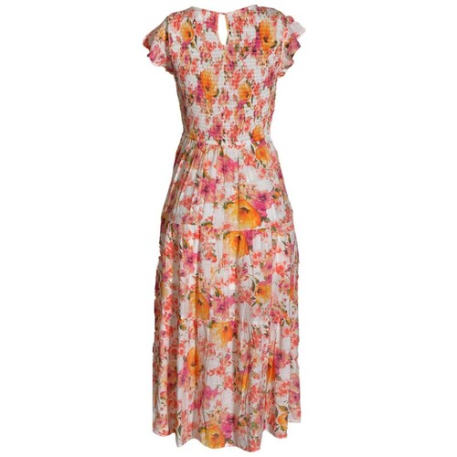 Vestido Largo Estampado con Olanes para Mujer Philosophy Jr
