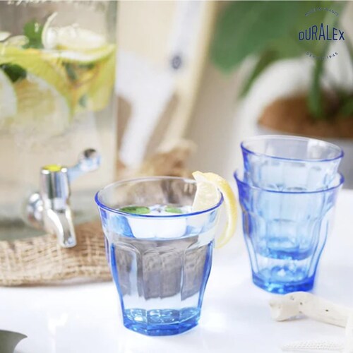 Juego 6 Vasos 310Ml Azul Picardie Duralex