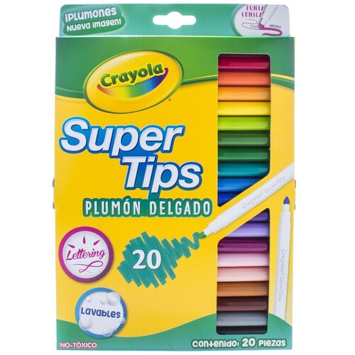 20 Plumones Supertips Crayola