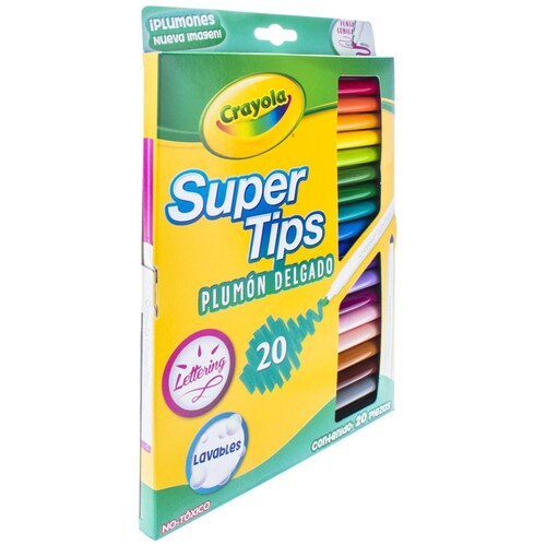 20 Plumones Supertips Crayola
