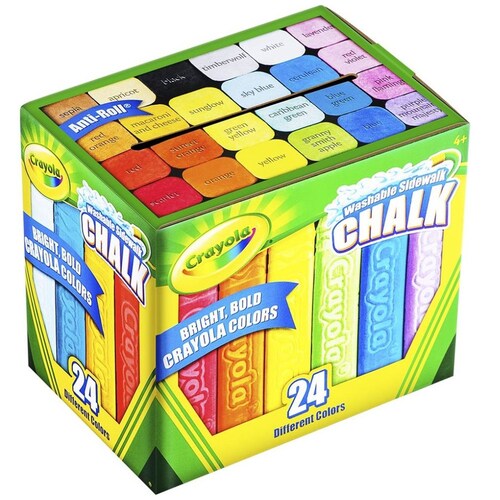 24 Gises Gigantes Crayola