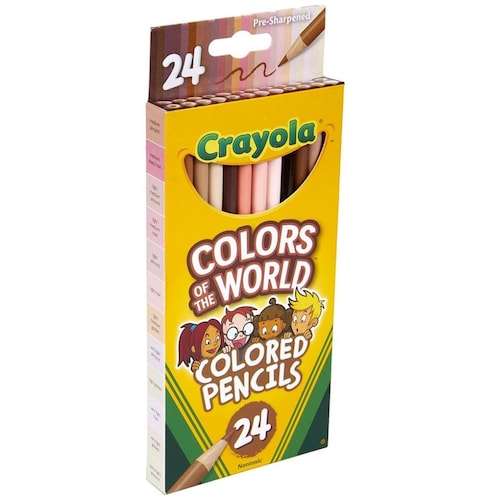 Crayola 24 Pencils Colors Of The Wolrd Crayola
