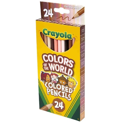 Crayola 24 Pencils Colors Of The Wolrd Crayola