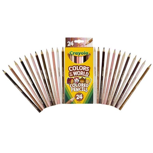 Crayola 24 Pencils Colors Of The Wolrd Crayola