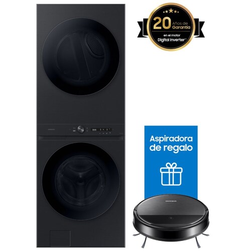 Paquete Laundry Hub Aspiradora Samsung Negro Wh22Gvdvr05R 22K