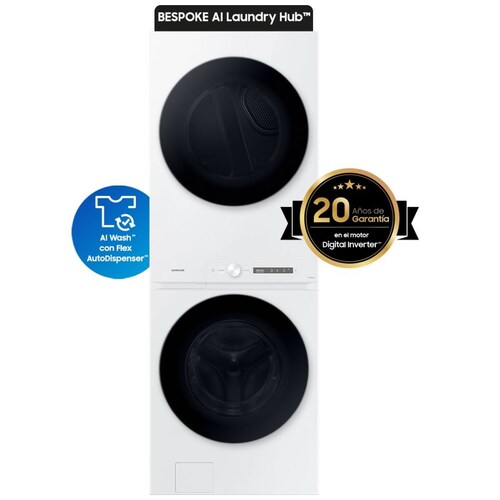 Laundry Hub Bespoke Samsung Wh22Dbh570Gwax 22 Kg/24 Kg Blanca