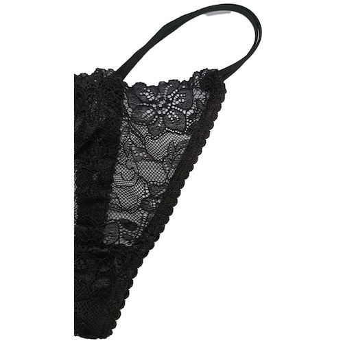 Tanga de Encaje con Tiras en Costado Zelina