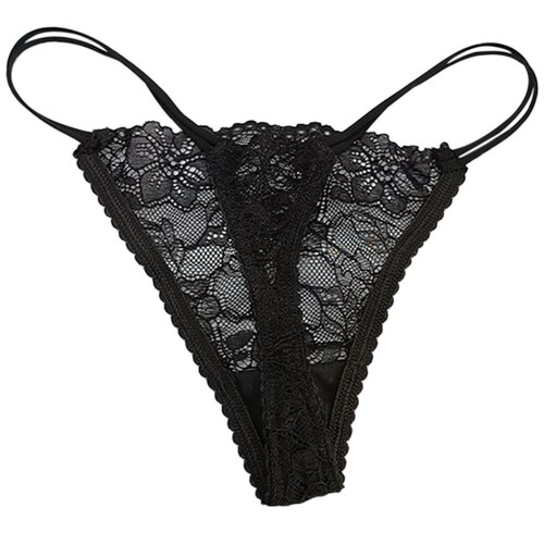 Tanga de Encaje con Tiras en Costado Zelina