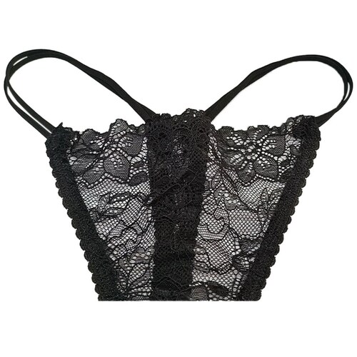 Tanga de Encaje con Tiras en Costado Zelina