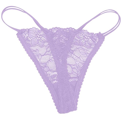 Tanga de Encaje con Tiras en Costado Zelina