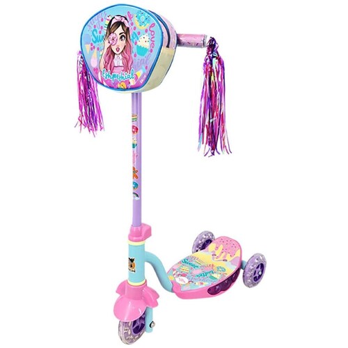 Scooter Mis Pastelitos con Luces en Plataforma