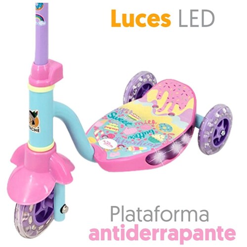 Scooter Mis Pastelitos con Luces en Plataforma