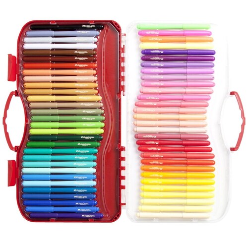 Caja con 60 Plumones Fiesta 45 Rígido Faber-Castell