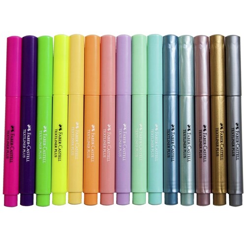 15 Resaltadores Textliner Plus Faber-Castell